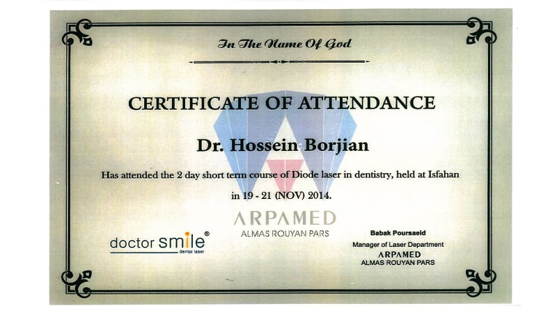 Congress of laser dentistry | The best dentist in Isfahan