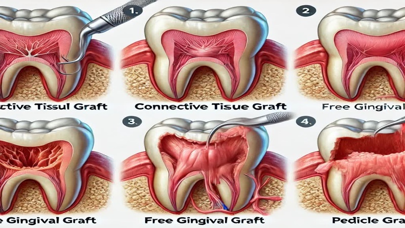 Types of gum transplants |The best dentist in Isfahan - the best gum surgeon in Isfahan - the price of dental implants in Isfahan| Dr. Hossein Borjian