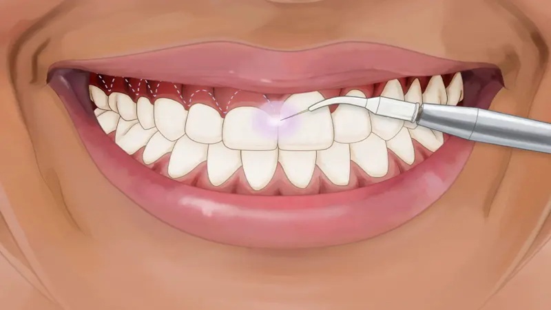 نتیجه نهایی لیفت لثه | بهترین دندانپزشک اصفهان-بهترین جراح لیفت لثه اصفهان-قیمت ایمپلنت دندان اصفهان| دکتر حسین برجیان